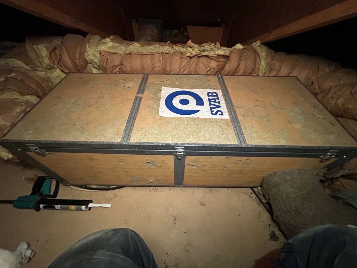 SVAB Vevex aggregat placerat på vinden